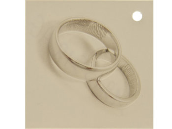 10x kaartje ringen vierkant